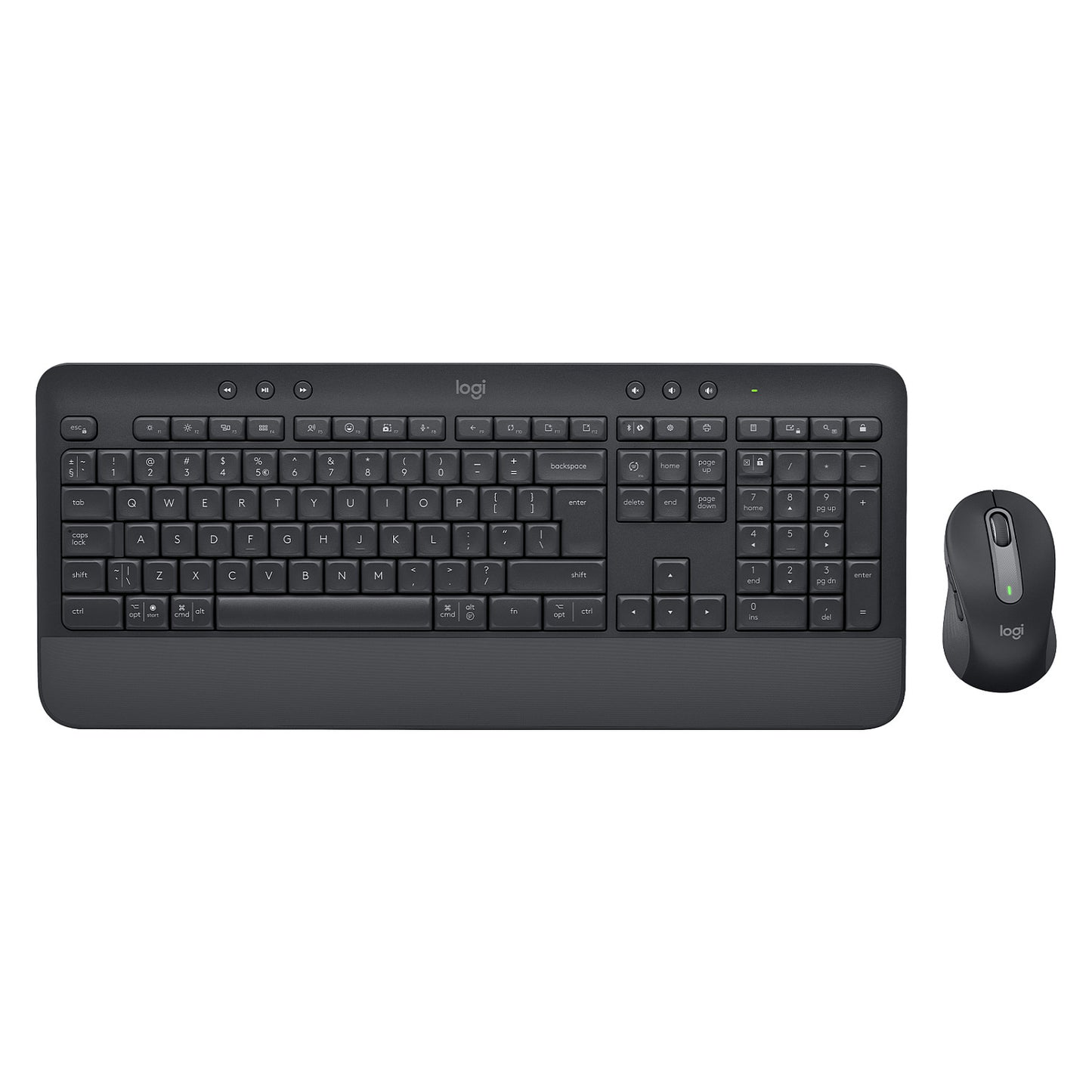 Logitech Desktop MK650 Signature BOLT [US] Black BT Mouse: Signature M650 for Busi. (400â€“4000 DPI)