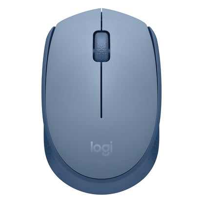 Logitech M171 Mouse right and left-handed optical 3 buttons wireless 2.4 GHz USB wireless receiver blue/grey