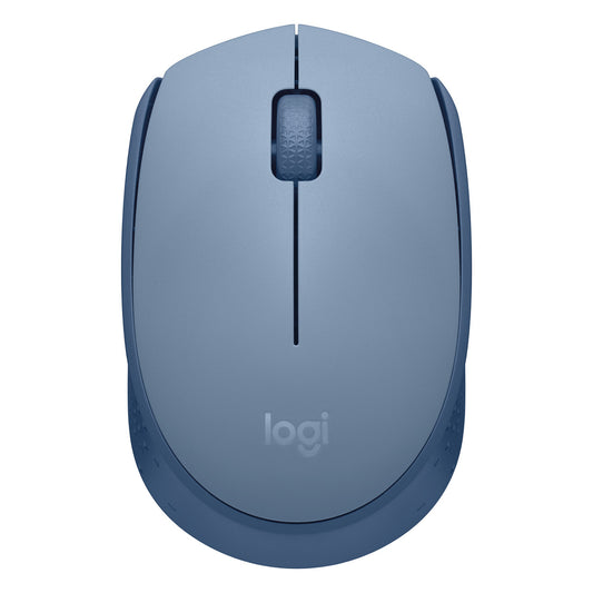 Logitech M171 Mouse right and left-handed optical 3 buttons wireless 2.4 GHz USB wireless receiver blue/grey