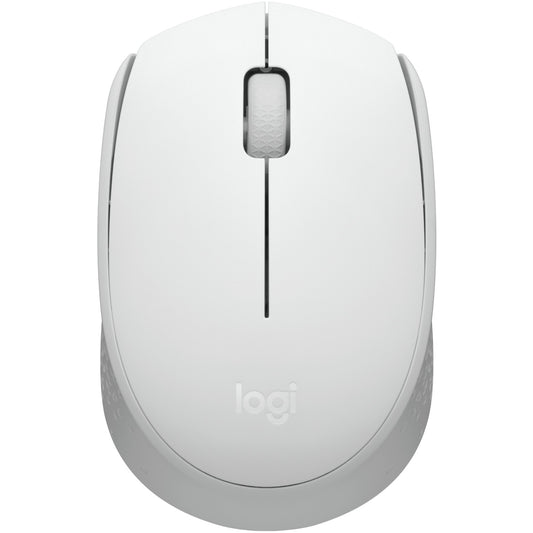 Logitech M171 Mouse right and left-handed optical 3 buttons wireless 2.4 GHz USB wireless receiver off-white