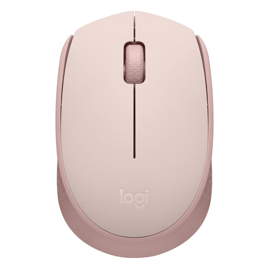 Logitech M171 Mouse right and left-handed optical 3 buttons wireless 2.4 GHz USB wireless receiver pink