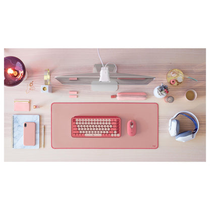 Logitech Desk Mat Studio Series Mouse pad dark rose