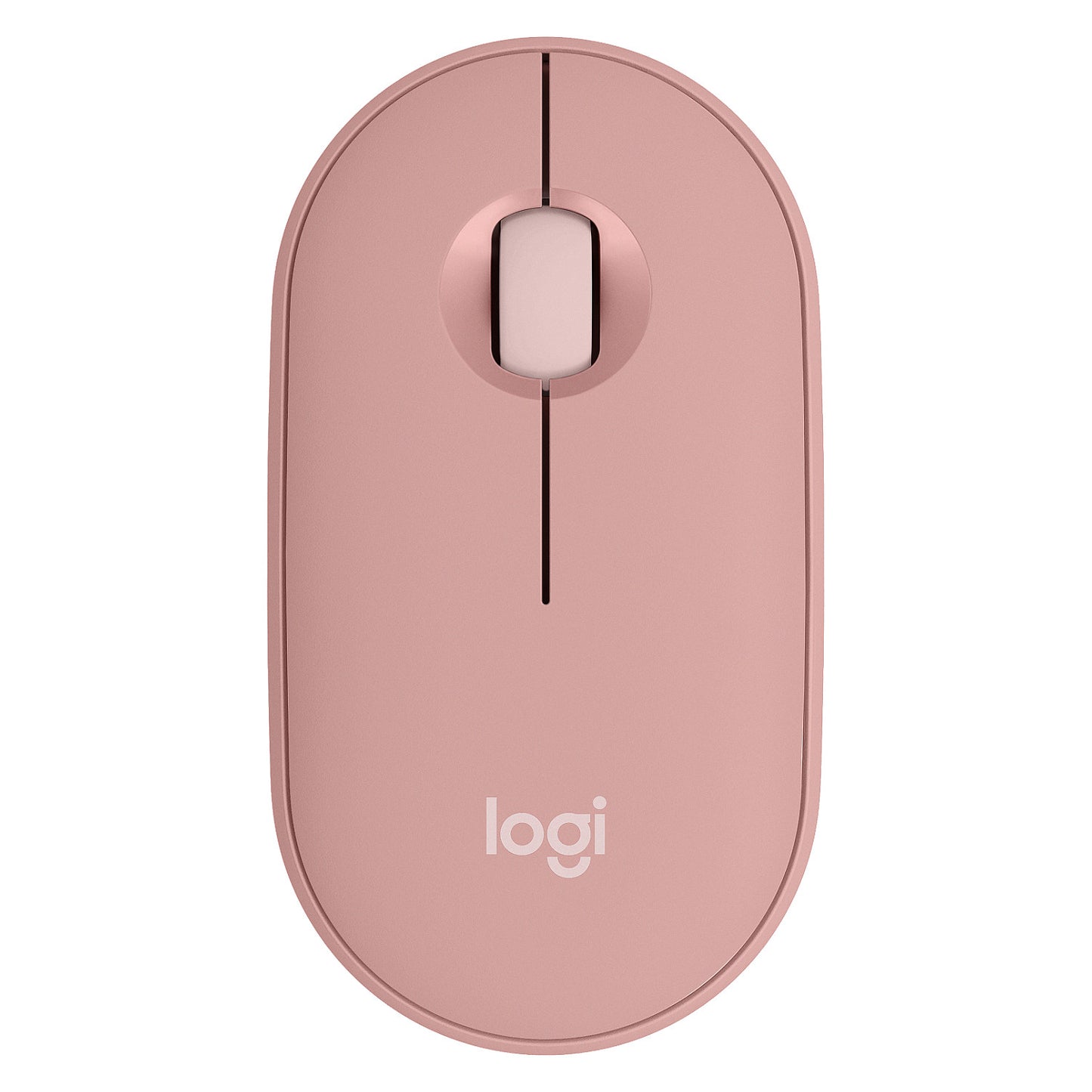 Logitech Pebble Mouse 2 M350s Mouse optical 3 buttons wireless Bluetooth 5.2 LE tonal rose
