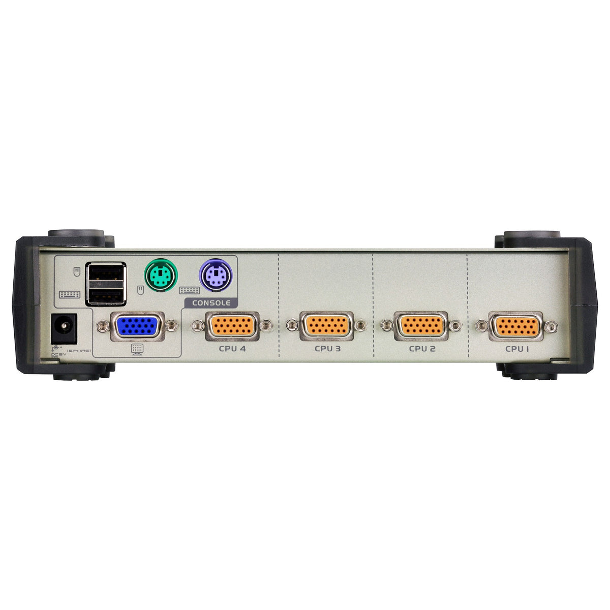 KVM Desktop Switch 4-Port USB - PS/2 VGA KVM Switch (KVM Cables included) ATEN
