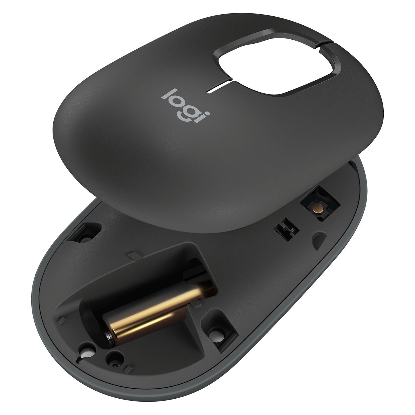 Logitech Pop Mouse with emoji - GRAPHITE
