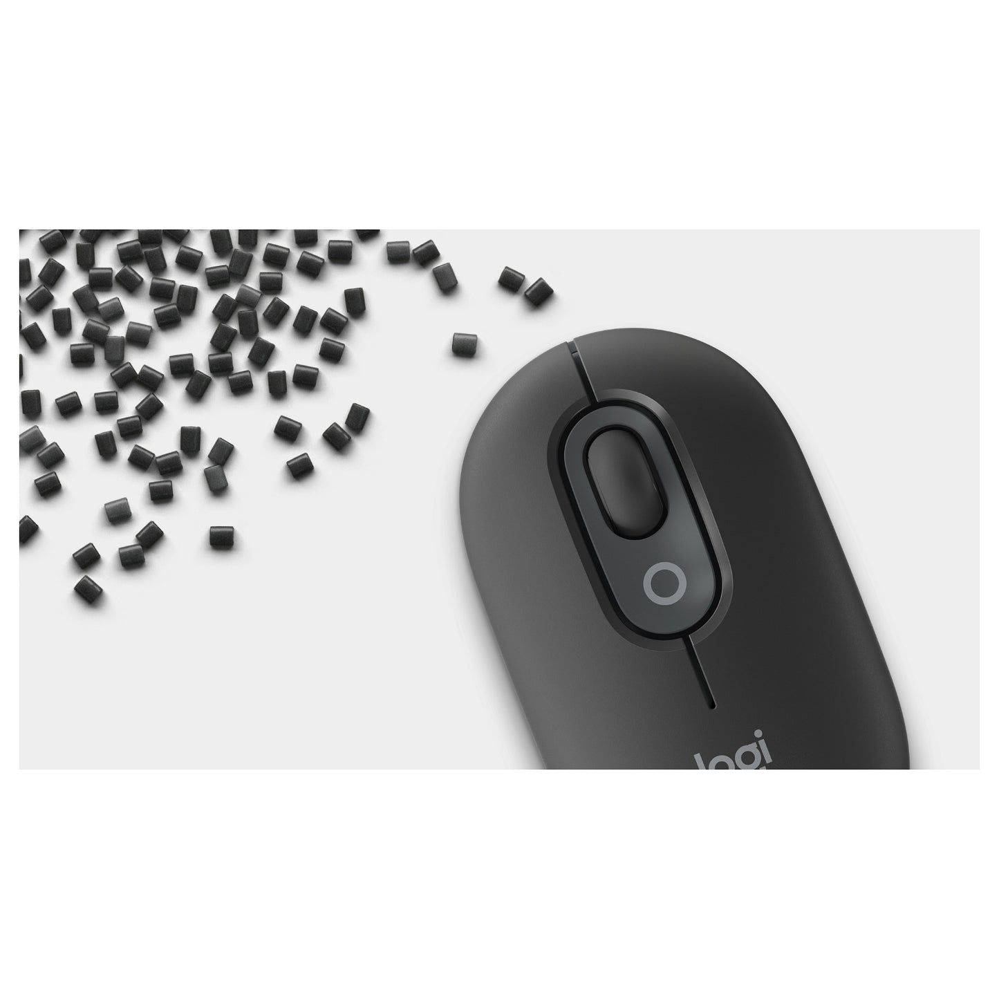 Logitech Pop Mouse with emoji - GRAPHITE