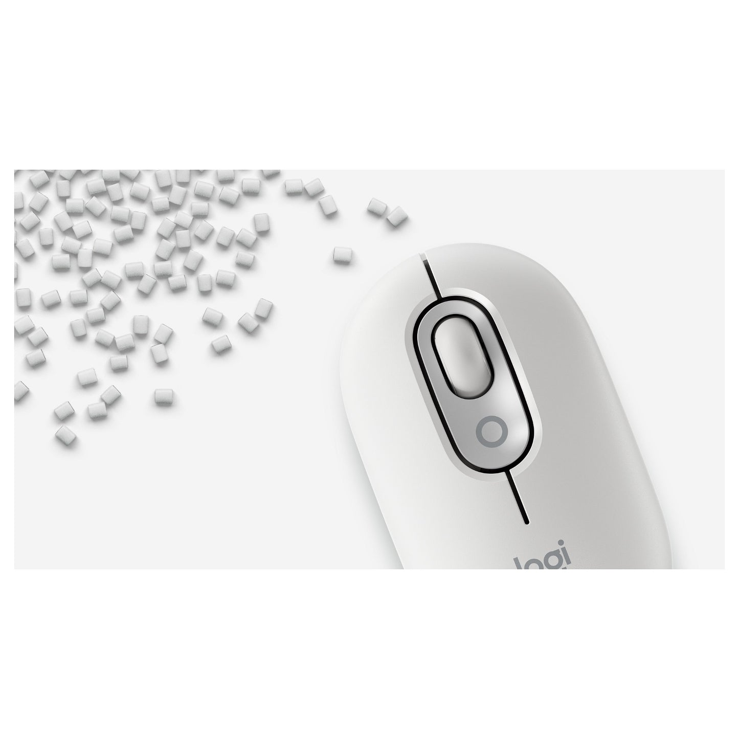 Logitech Pop Mouse with emoji - OFF-WHITE