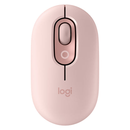 Logitech Pop Mouse with emoji - ROSE