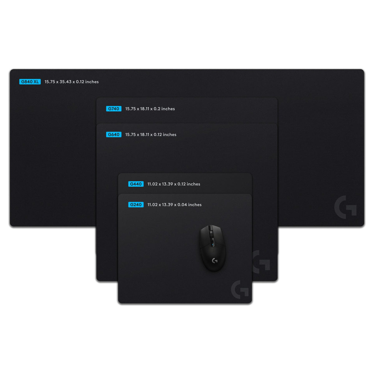 Logitech G G640 Mouse pad black
