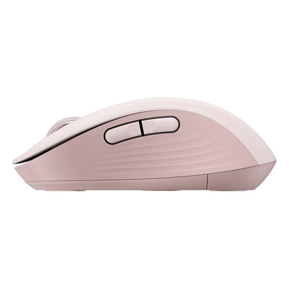 Logitech Signature M650 Mouse optical 5 buttons wireless Bluetooth 2.4 GHz Bolt USB receiver rose