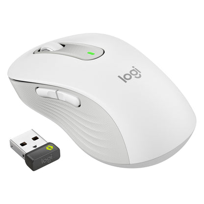 Logitech Signature M650 L right-handed 5 buttons wireless Bluetooth 2.4 GHz Bolt USB receiver