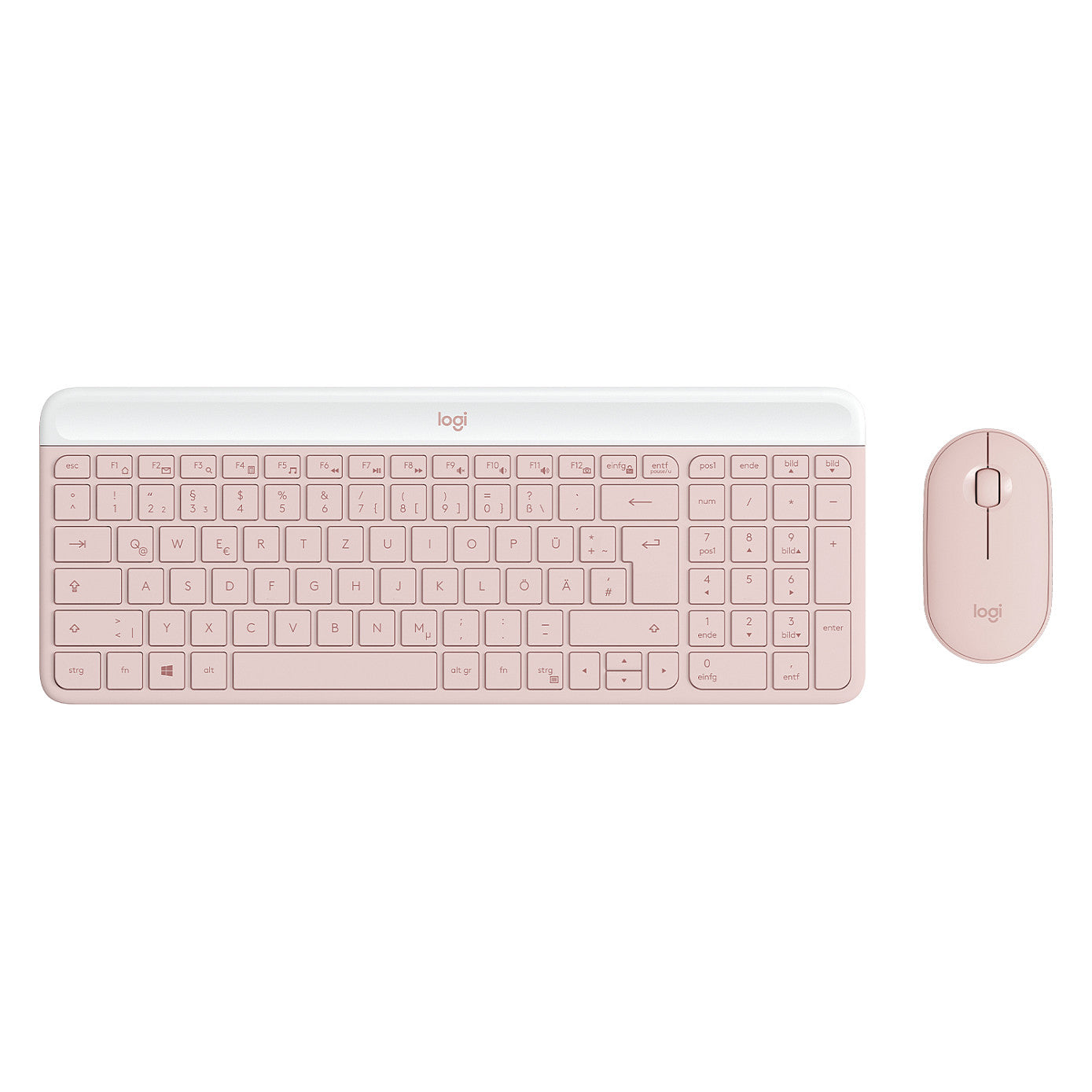 Logitech MK470 Slim Combo - ROSE - (DE) - CENTRAL-419
