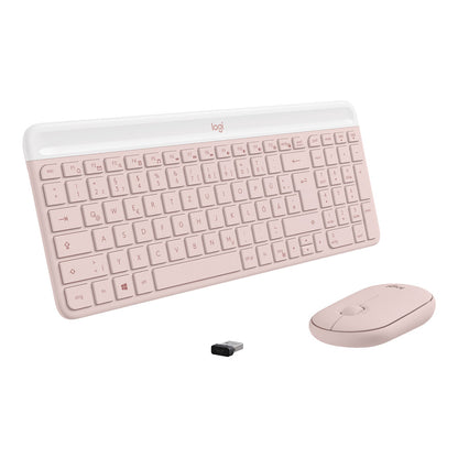 Logitech MK470 Slim Combo - ROSE - (DE) - CENTRAL-419