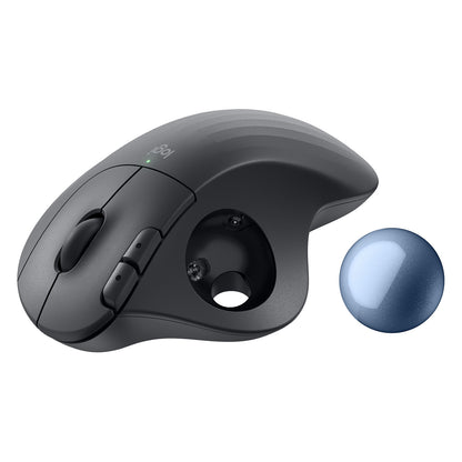 Logitech ERGO M575S Wireless Trackball - Graphite + Blue Ball