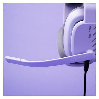 Logitech Astro Gaming A10 Gen 2 Headset full size wired 3.5 mm jack lilac
