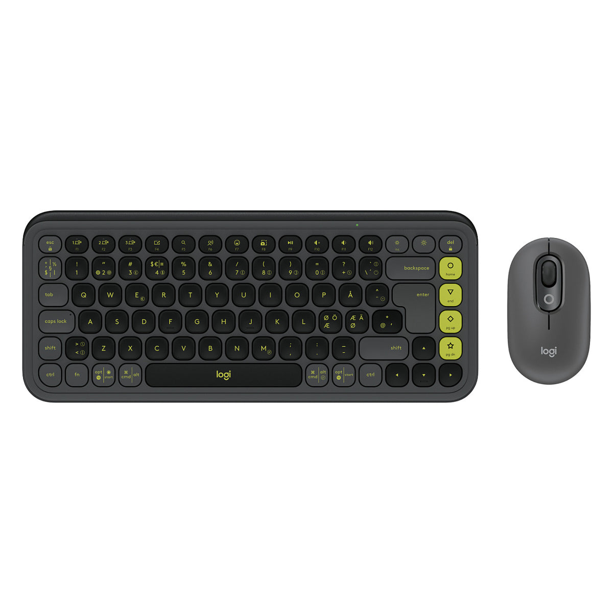 TAS LOGITECH POP ICON COMBO - GRAPHITE (PAN)