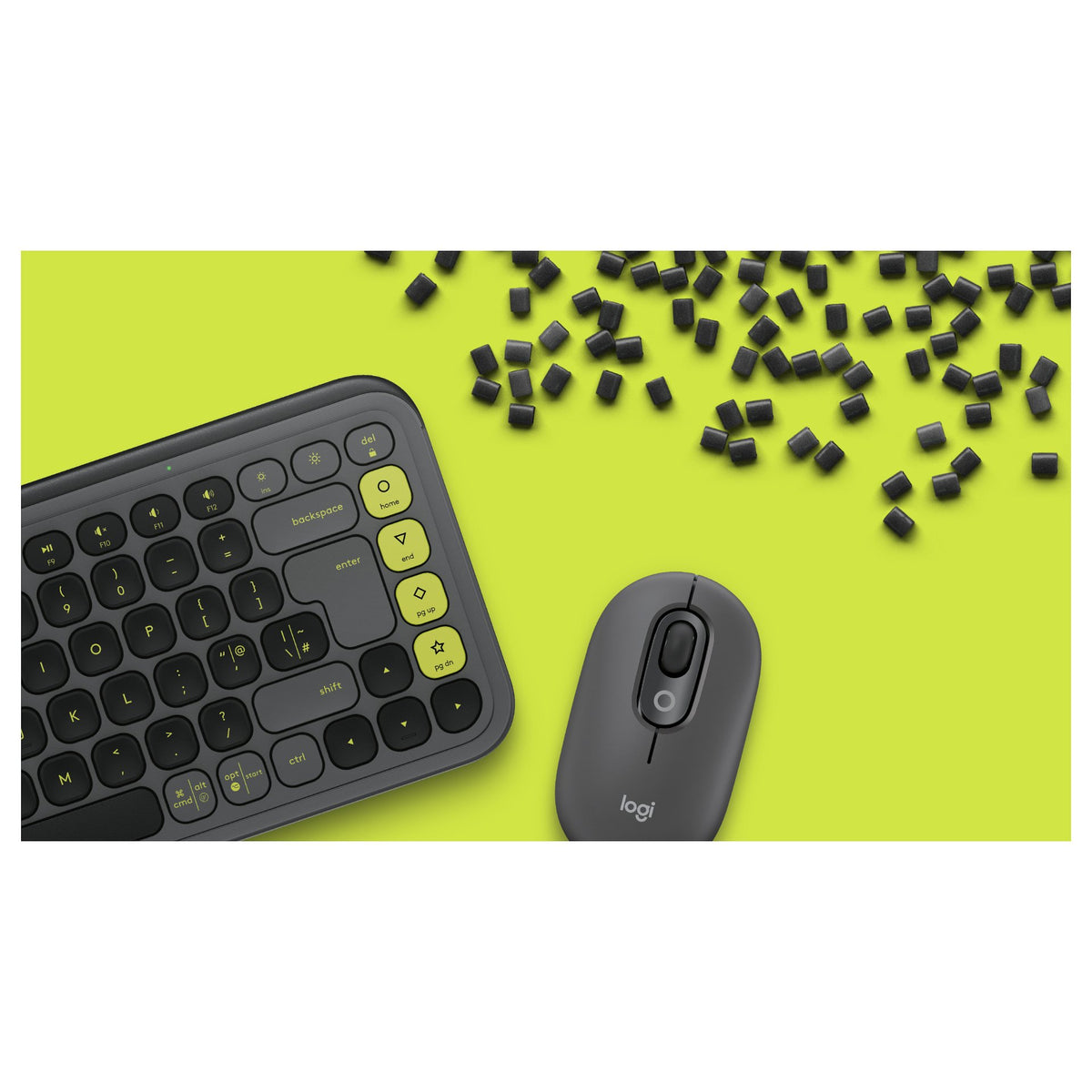 TAS LOGITECH POP ICON COMBO - GRAPHITE (PAN)