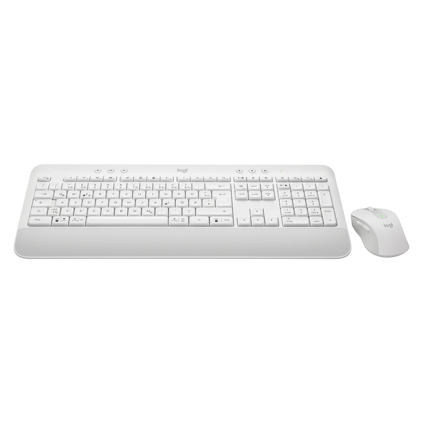 Logitech Desktop MK650 Signature BOLT [DE] white BT Mouse: Signature M650 for Busi. (400â€“4000 DPI)
