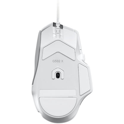 Logitech G502 X Gaming Mouse - WHITE - USB - EMEA28-935