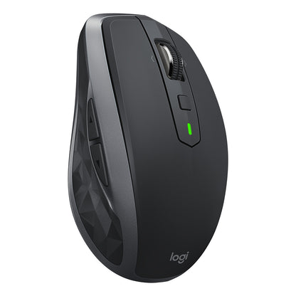 Logitech MX Anywhere 2S Mouse laser 7 buttons wireless 2.4 GHz Bluetooth 4.0 LE USB Unifying receiver graphite