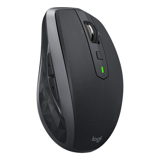 Logitech MX Anywhere 2S Mouse laser 7 buttons wireless 2.4 GHz Bluetooth 4.0 LE USB Unifying receiver graphite