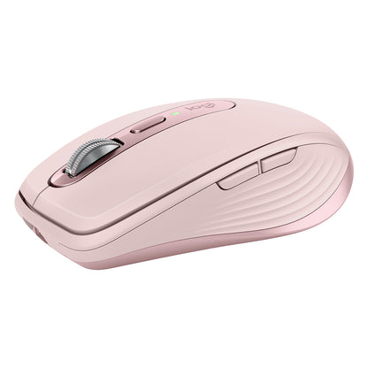 Logitech MX Anywhere 3S Mouse optical 6 buttons wireless Bluetooth rose