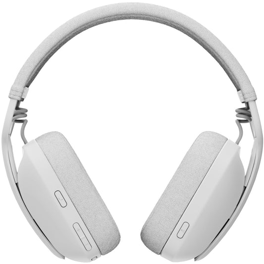 Logitech Zone Vibe 100 Headset full size Bluetooth wireless off-white
