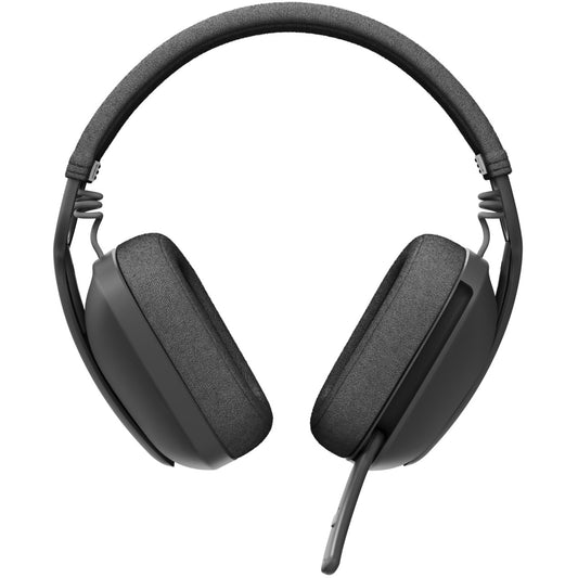 Logitech Zone Vibe Wireless Headset full size Bluetooth wireless USB-C via Bluetooth adapter graphite Certified for Microsoft Teams