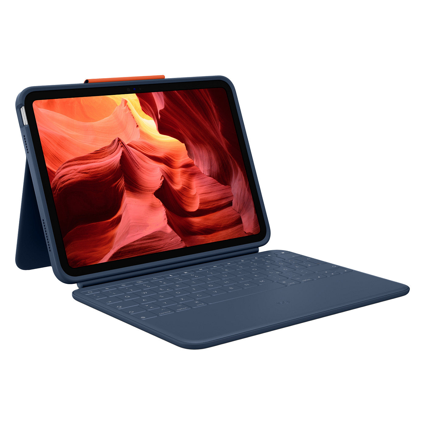 Logitech Rugged Combo 4 for iPad 10th gen - CLASSIC BLUE - (DE) - EMEA-914 - KB EDU BULK