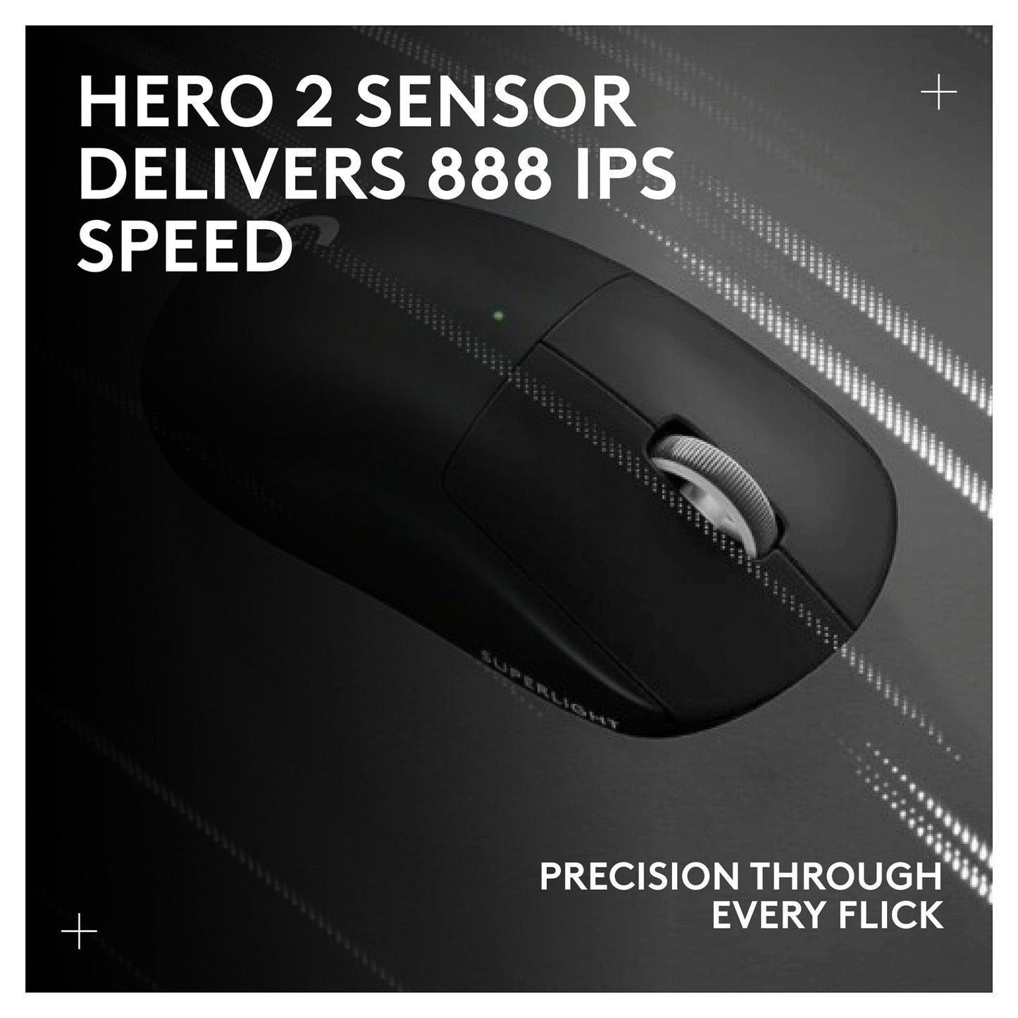 Logitech G PRO X Superlight 2 Lightspeed Gaming Mouse - BLACK - 2,4GHZ - N/A - EER2-933 - 933