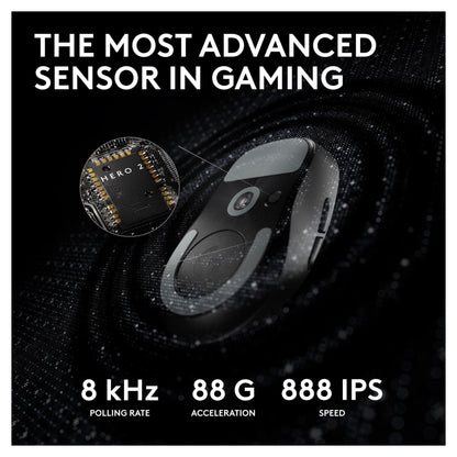 Logitech G PRO X Superlight 2 Lightspeed Gaming Mouse - BLACK - 2,4GHZ - N/A - EER2-933 - 933