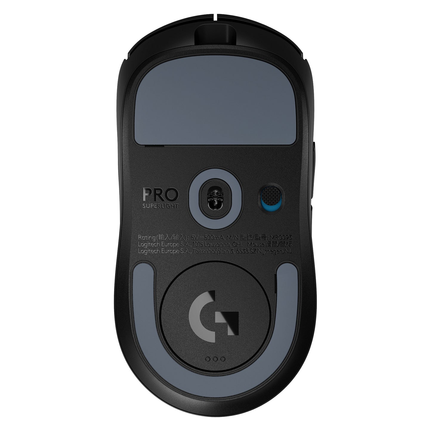 Logitech G PRO X Superlight 2 Mouse optical 5 buttons wireless 2.4 GHz USB MAU Logitech Lightspeed receiver black