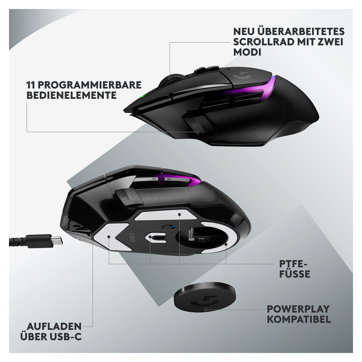 Logitech G502 X Plus - Black