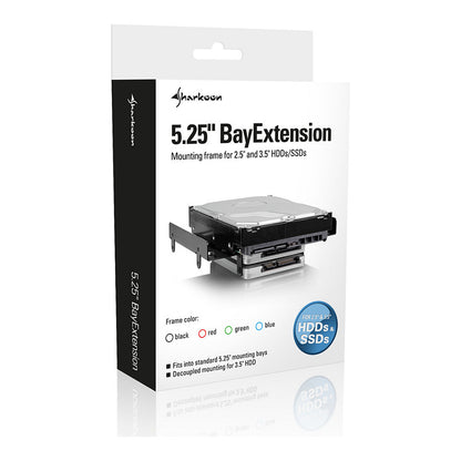 Sharkoon 5.25 BayExtension Einb