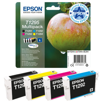 Epson Tinte T1295 4er-Pack black + color T1295