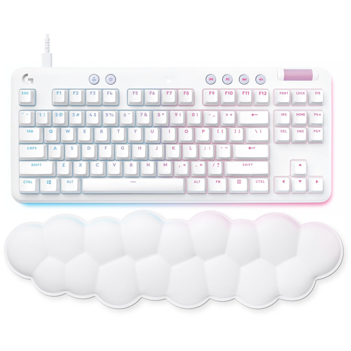 Logitech G713 Gaming Keyboard - OFF WHITE - (DEU) - CENTRAL