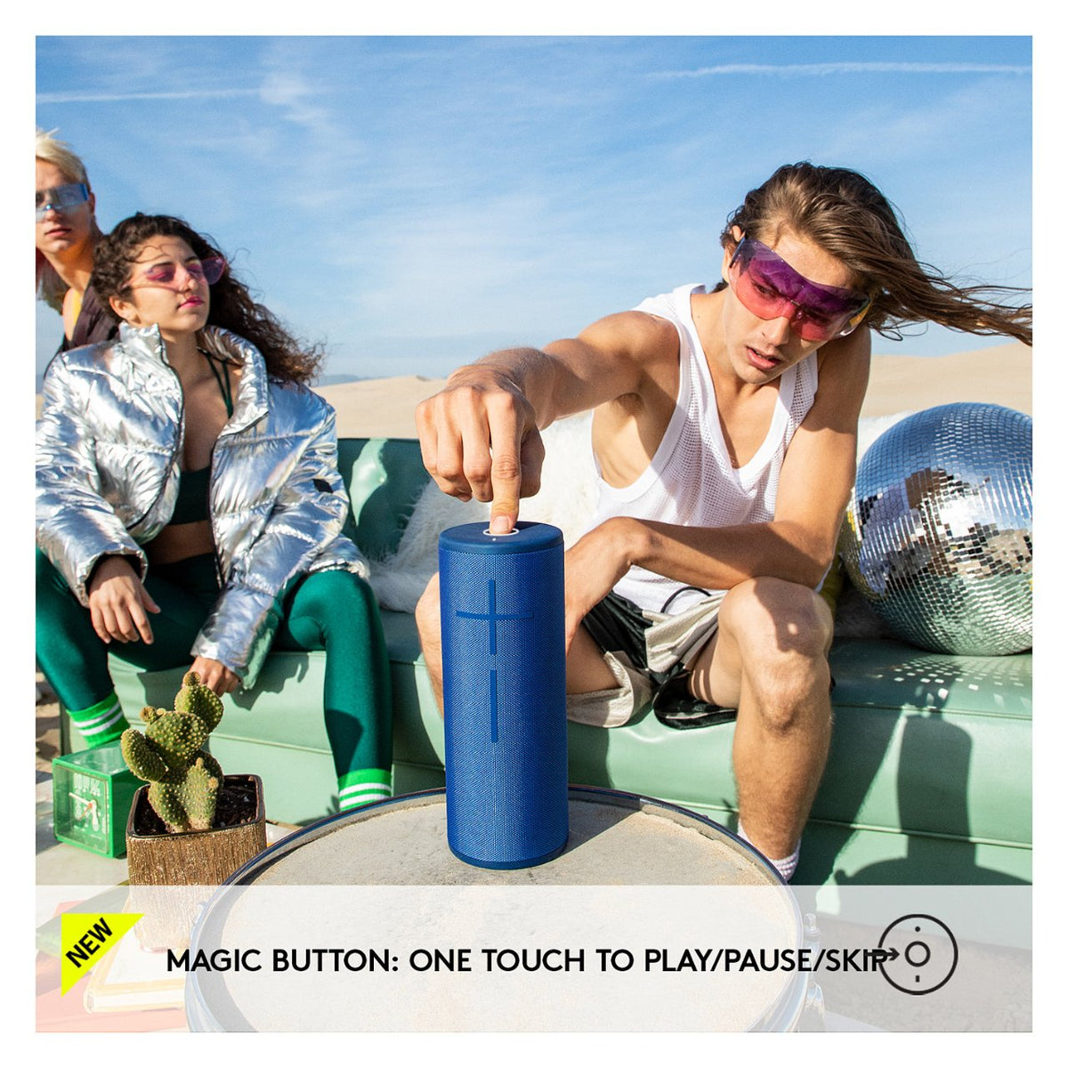 Logitech Ultimate Ears MEGABOOM 3 Wireless Bluetooth Speaker - LAGOON BLUE - EMEA