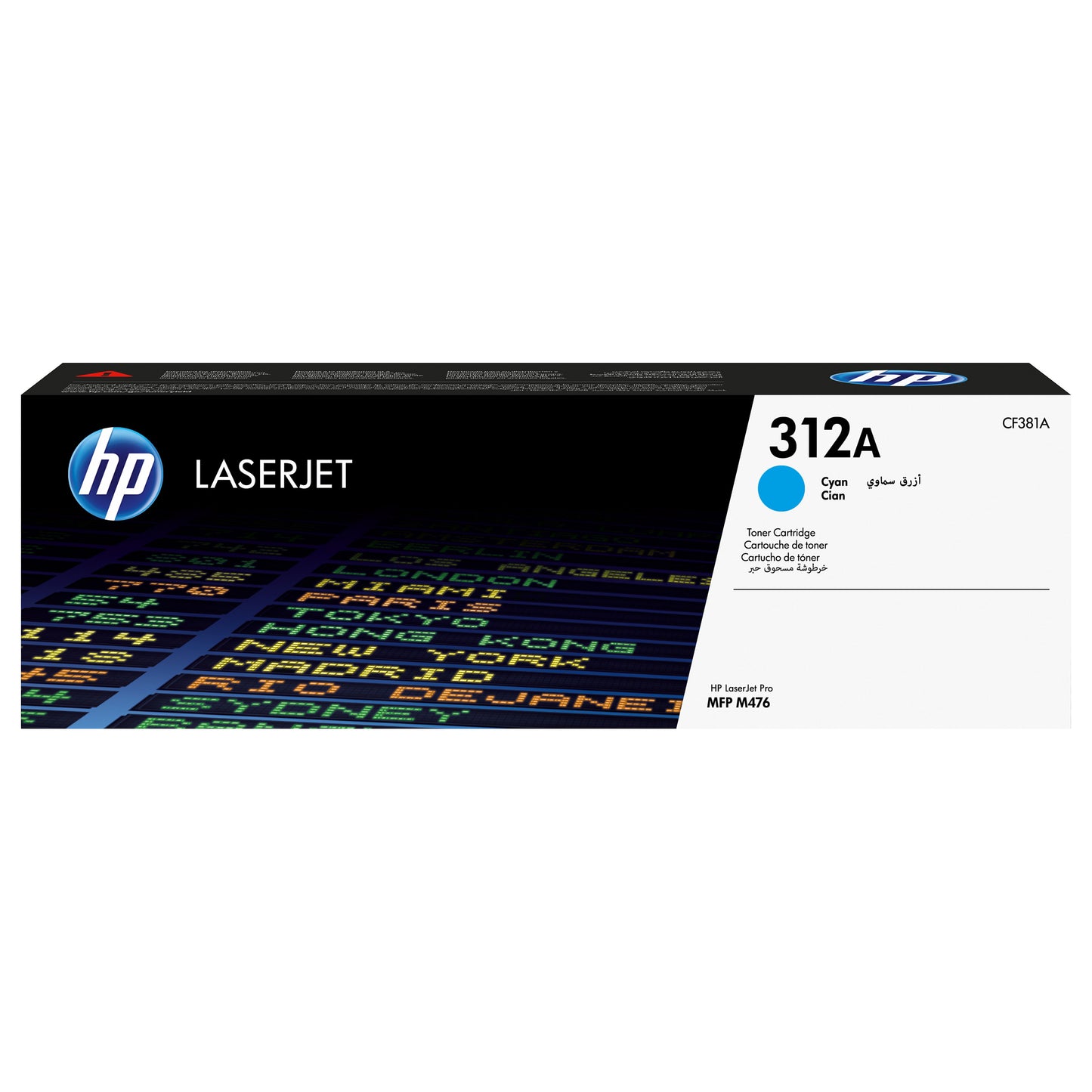 HP 312A original Toner cartridge CF381A cyan standard capacity 2.700 pages 1-pack