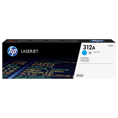 HP 312A original Toner cartridge CF381A cyan standard capacity 2.700 pages 1-pack