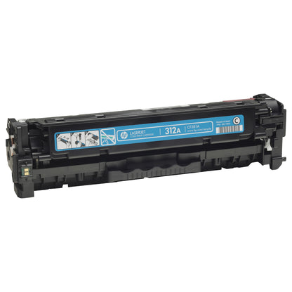 HP 312A original Toner cartridge CF381A cyan standard capacity 2.700 pages 1-pack