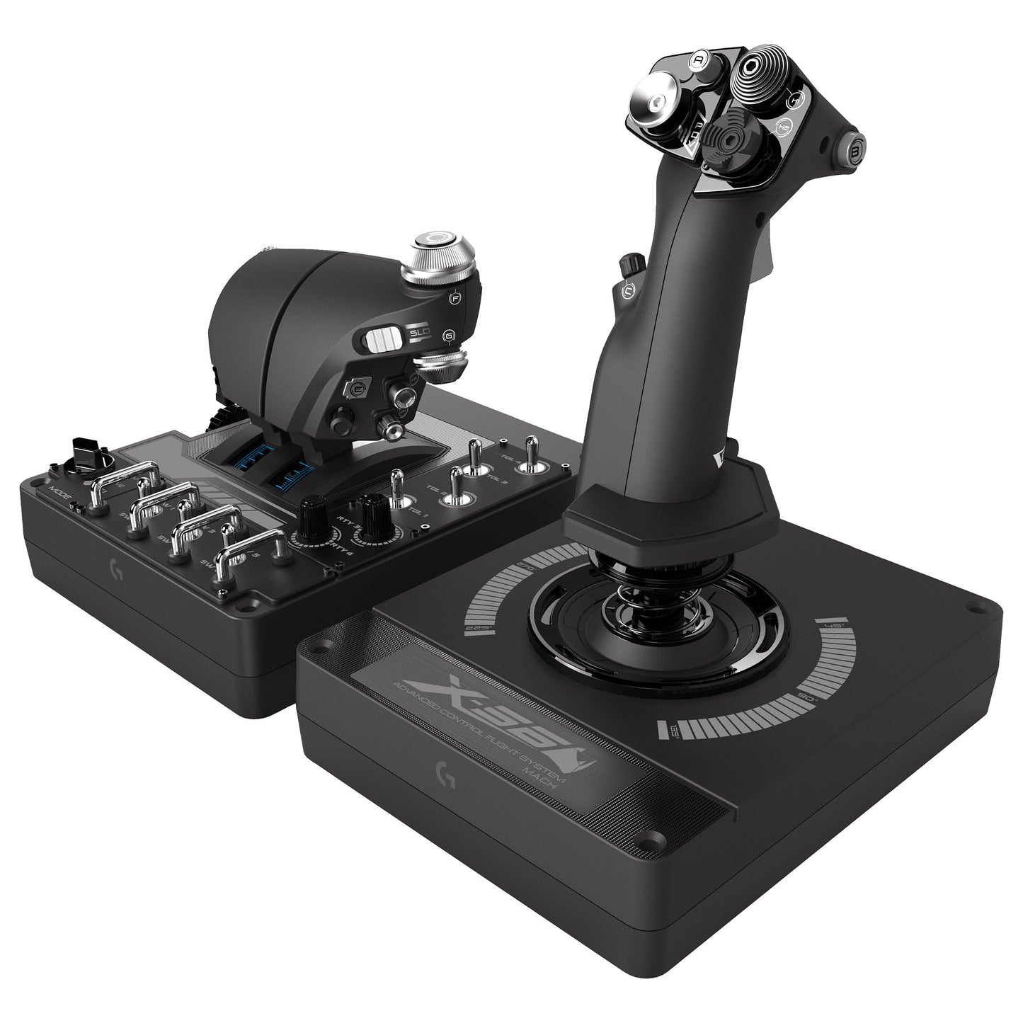 Logitech X56 H.O.T.A.S. Joystick and throttle wired for PC