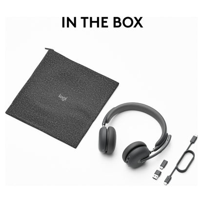 Logitech Headset - Zone Wireless 2 UC - Graphite TEAMS - 2.4GHZ/BT - Emea-914 - A00174 A00172 NO STAND