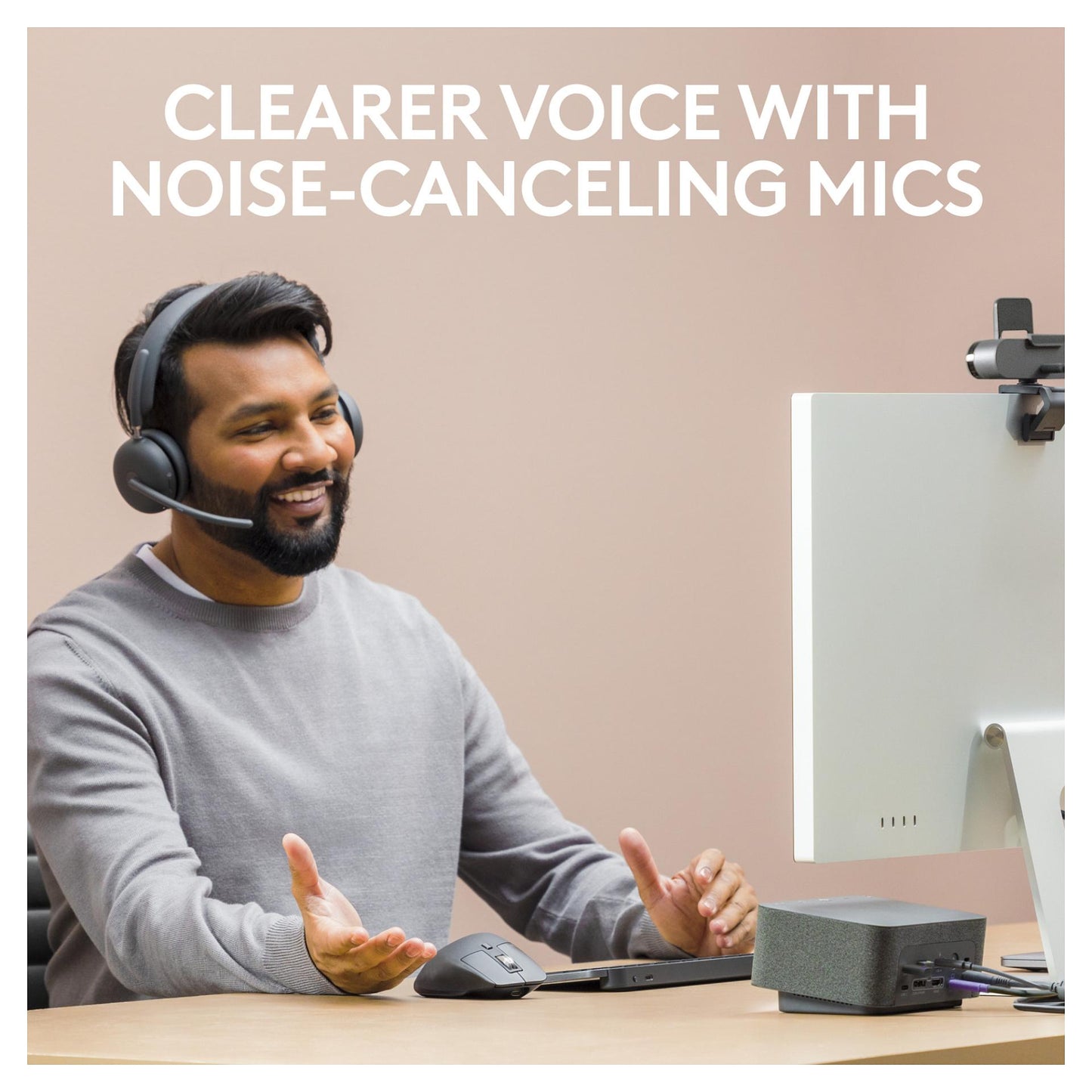 Logitech Headset - Zone Wireless 2 UC - Graphite TEAMS - 2.4GHZ/BT - Emea-914 - A00174 A00172 NO STAND