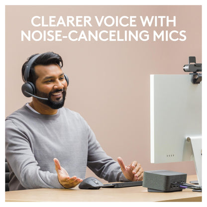 Logitech Headset - Zone Wireless 2 UC - Graphite TEAMS - 2.4GHZ/BT - Emea-914 - A00174 A00172 NO STAND