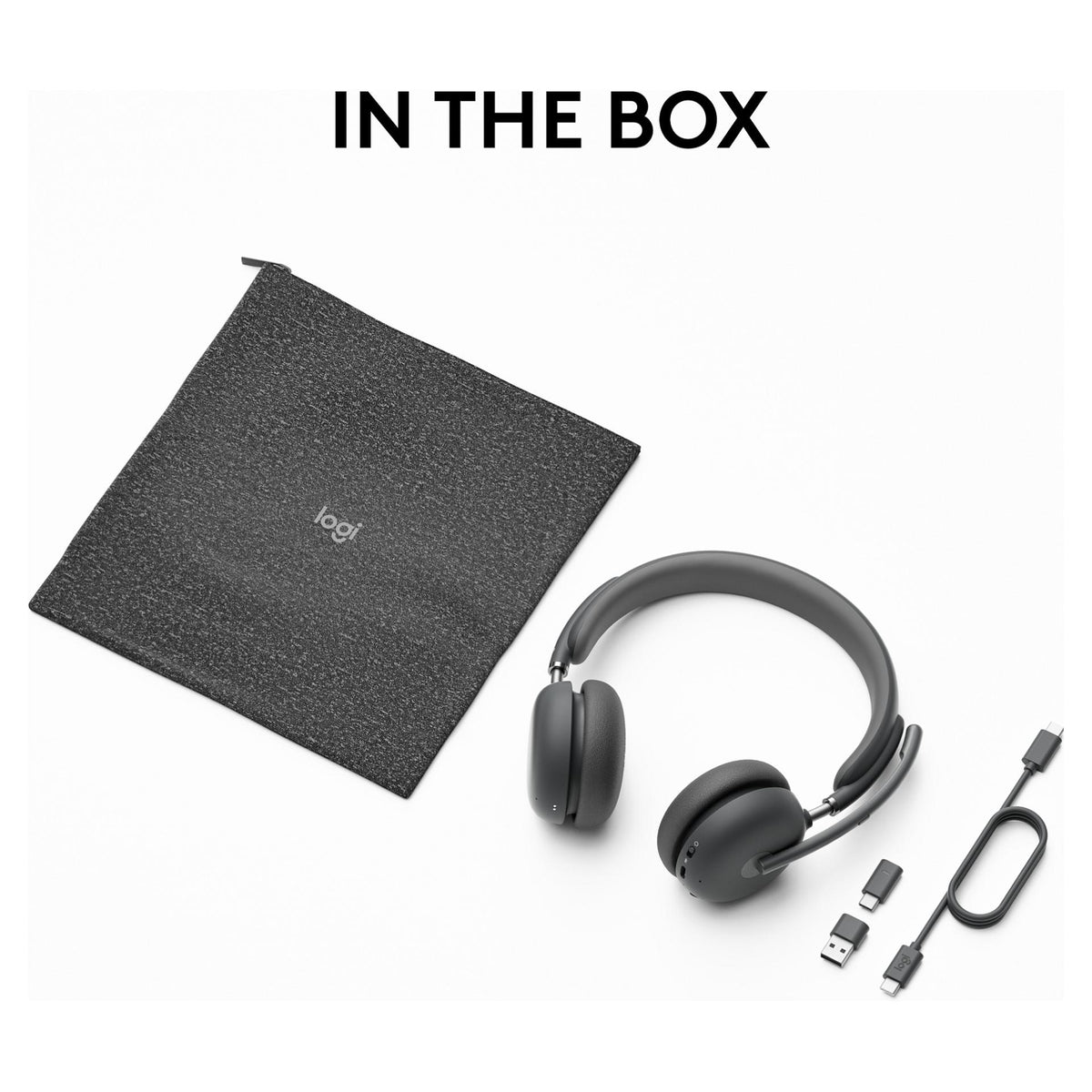 Logitech Headset - Zone Wireless 2 UC - Graphite UC - 2.4GHZ/BT - Emea-914 - A00174 A00172 NO STAND