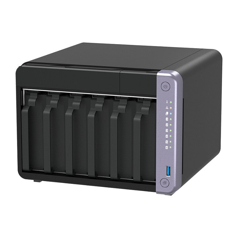 QNAP TS-632X-4G 6-bay NAS AL524 2.0GHz Quad Core 4GB DDR4 SODIMM Max. 16GB 2x10GbE SFP+