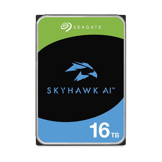 SEAGATE Surveillance Video Optimized AI Skyhawk 16TB HDD SATA 6Gb/s 512MB cache 3.5inch CMR Helium