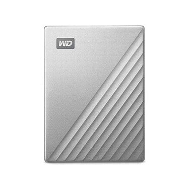 2,5" WD My Passport Ultra Mac 4TB Silver USB-C/USB3.0 HDD 6,4cm 2,5Zoll Metal finish RTL portable extern
