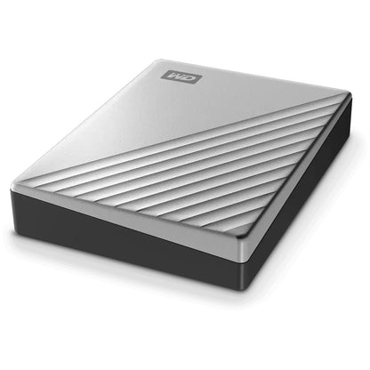2,5" WD My Passport Ultra Mac 6TB Silver USB-C/USB3.0 HDD 6,35cm 2,5Zoll Metal finish RTL portable external