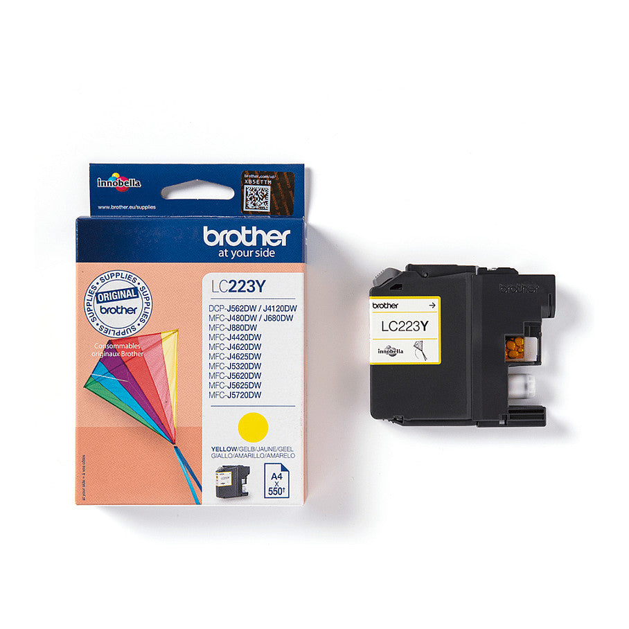 Brother Tinte LC-223Y Gelb bis zu 550 Seiten nach ISO/IEC 24711
